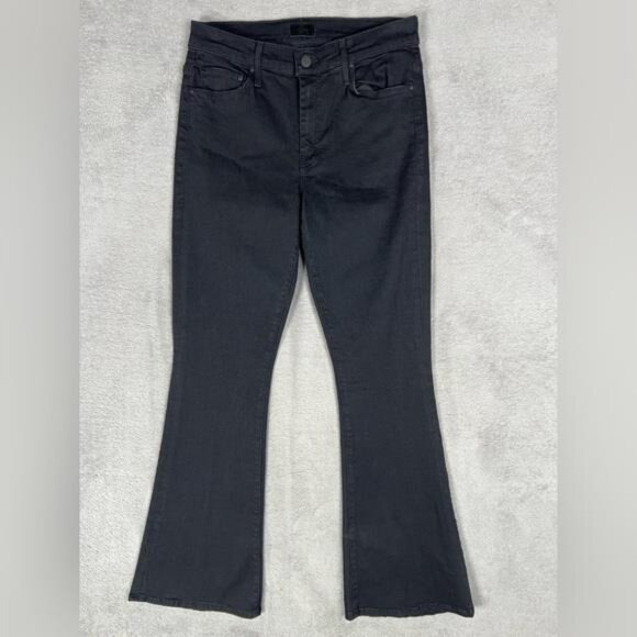 MOTHER Denim - Mother Jeans The Weekender Not Guilty Women's 28 Black Stretch Flared 30" Inseam